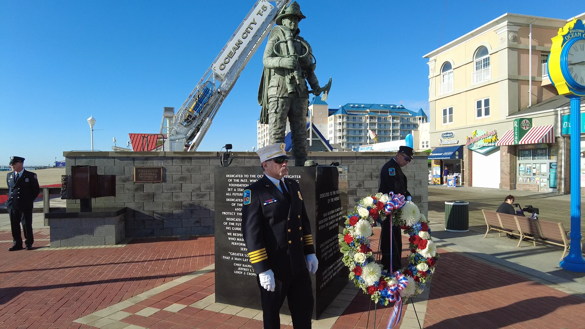 Ocean City Volunteer Fire Company commemorates the 24th anniversary of 9/11
